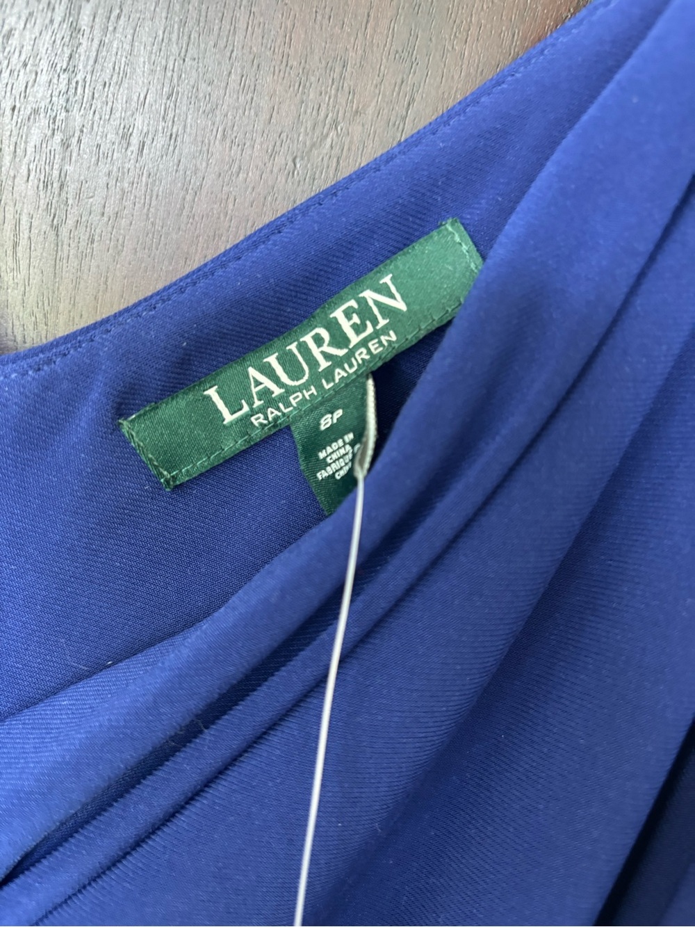 Ralph Lauren Royal Blue Beaded Strap Midi Dress - Picture 2 of 4
